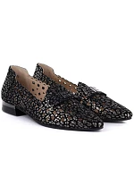 Dámské kožené polobotky černé Cambell 35307 Dámské kožené polobotky černé Cambell 35307