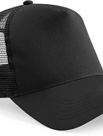 Beechfield B 640B Dětská 5 panelová kšiltovka Trucker 53.640B black/black