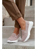 Dámské mokasíny z přírodního semiše na platformě Vinceza Béžové Dámské mokasíny z přírodního semiše na platformě Vinceza Béžové