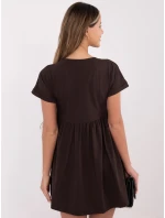 Šaty RV SK 5672.03P tmavě hnědé Šaty RV SK 5672.03P tmavě hnědé