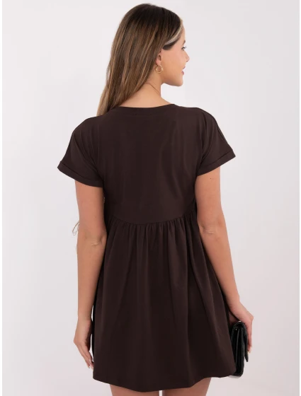 Šaty RV SK 5672.03P tmavě hnědé Šaty RV SK 5672.03P tmavě hnědé