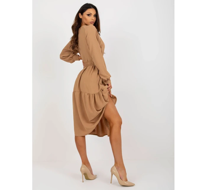 Dámské šaty TW SK BI 2021706 .93P velbloud - FPrice Dámské šaty TW SK BI 2021706 .93P velbloud - FPrice