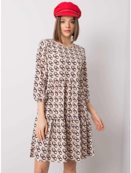 Šaty WN SK R821 1.65 světle béžová Šaty WN SK R821 1.65 světle béžová