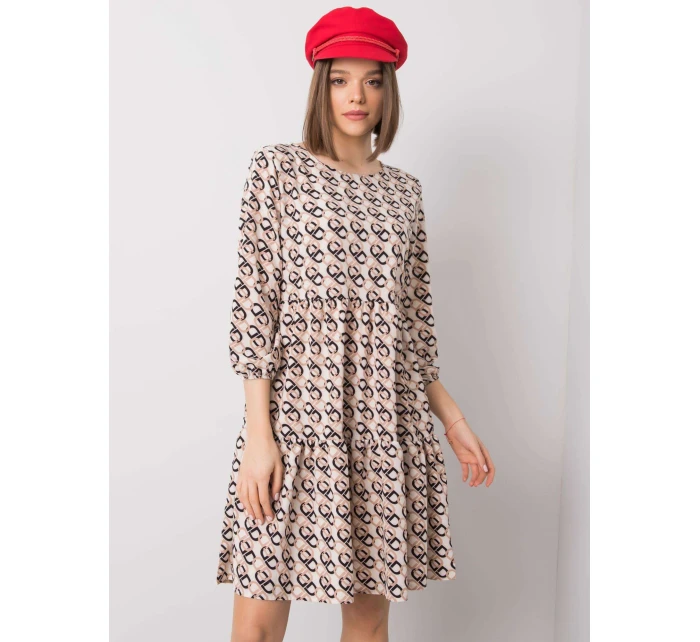 Šaty WN SK R821 1.65 světle béžová Šaty WN SK R821 1.65 světle béžová