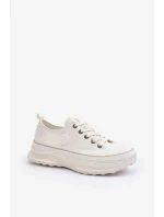 Dámské tenisky na masivní podrážce Big Star White Dámské tenisky na masivní podrážce Big Star White