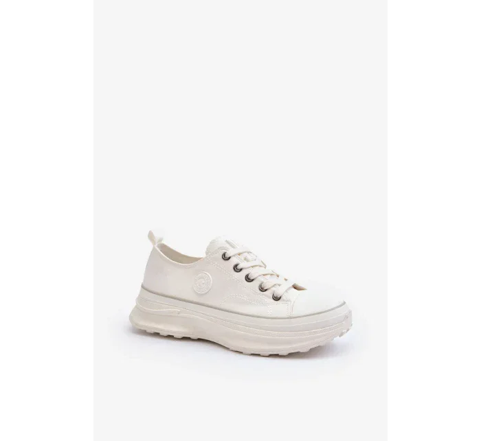 Dámské tenisky na masivní podrážce Big Star White Dámské tenisky na masivní podrážce Big Star White