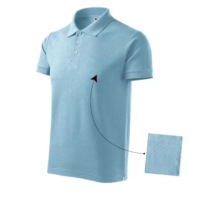 Cotton polokošile pánská nebesky modrá
