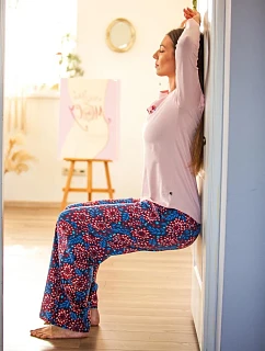 Pyžamo LNS model 22362153 dlouhé rukávy, velikosti S–XL - Key