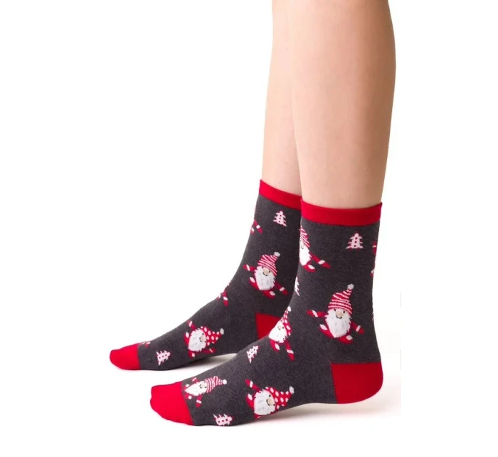 Ponožky Steven art.136 Świąteczne damskie 35-40