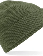 Beechfield B 50N Pletená čepice z bio bavlny 53.0050 olive green