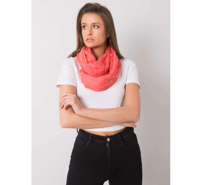 Šátek AT CH model 19585752 korálový - FPrice Šátek AT CH model 19585752 korálový - FPrice