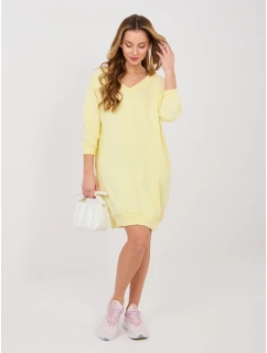 RV šaty SK 7203.35P světle žluté