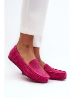 Semišové dámské mokasíny Fuchsia S.Barski Semišové dámské mokasíny Fuchsia S.Barski