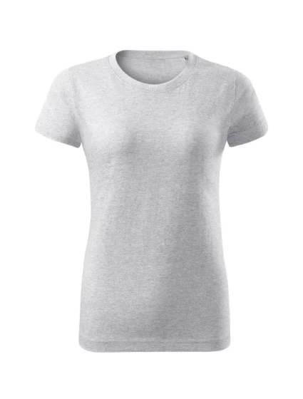 Basic Free tričko dámské světle šedý melír Basic Free tričko dámské světle šedý melír
