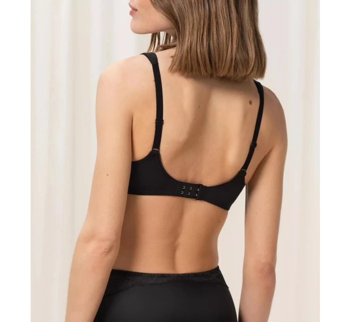 Dámská podprsenka Modern Lace+Cotton W02 - BLACK - černá 0004 - TRIUMPH Dámská podprsenka Modern Lace+Cotton W02 - BLACK - černá 0004 - TRIUMPH