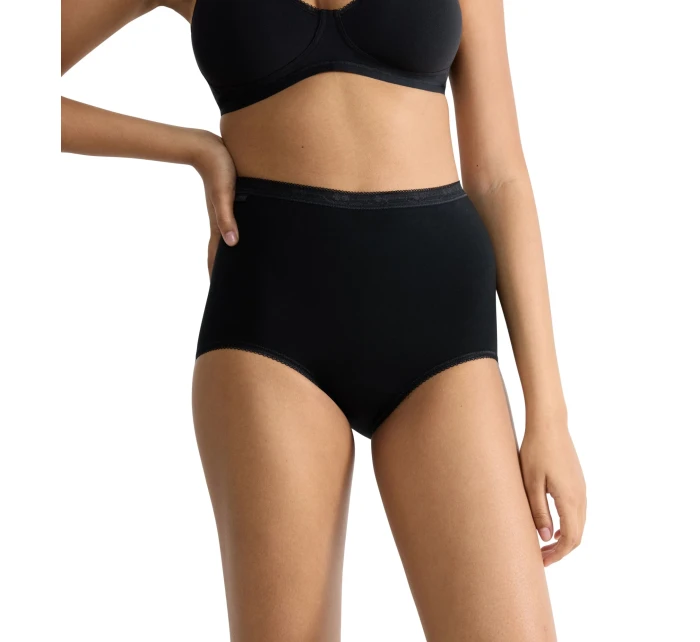 Dámské kalhotky 3 pack Basic maxi black - Sloggi Dámské kalhotky 3 pack Basic maxi black - Sloggi