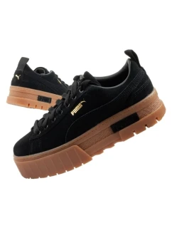 Puma Mayze dámské sportovní boty Sneakers platform black fashion leather dámské