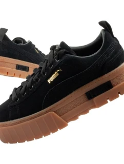 Puma Mayze dámské sportovní boty Sneakers platform black fashion leather dámské