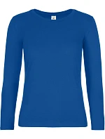 B&C #E190 LSL /women Dámské tričko z těžké bavlny s dl. rukávem 01.008T royal blue