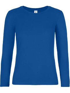 B&C #E190 LSL /women Dámské tričko z těžké bavlny s dl. rukávem 01.008T royal blue
