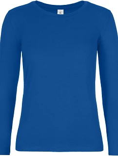 B&C #E190 LSL /women Dámské tričko z těžké bavlny s dl. rukávem model 22496376 royal blue