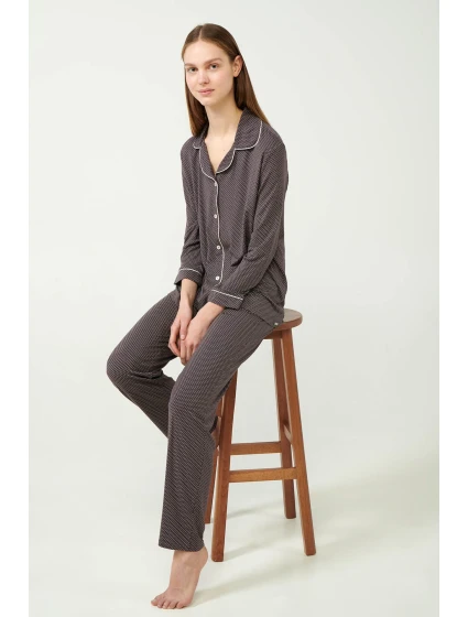 pyžamo s knoflíky model 20515439 - Vamp pyžamo s knoflíky model 20515439 - Vamp