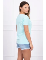 Dokonalá halenka s mátovým potiskem