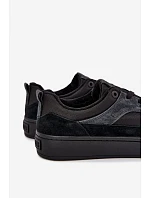 Pánské semišové zateplené tenisky Big Star model 22393398 Černé - Big Star Shoes Pánské semišové zateplené tenisky Big Star model 22393398 Černé - Big Star Shoes