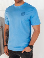 Pánské tričko s potiskem světle modré Dstreet RX5417