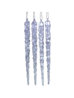 KŘIŠŤÁLOVÉ RAMPOUCHY ZÁVĚSNÁ DEKORACE 22CM 4KS