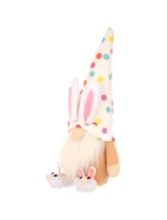 MEDVÍDEK GHOOM 25CM VE SNECH CHLAPEC JARNÍ DEKORACE