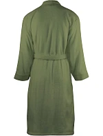 Bathrobe Župan model 22526717 olive green - The One Towelling