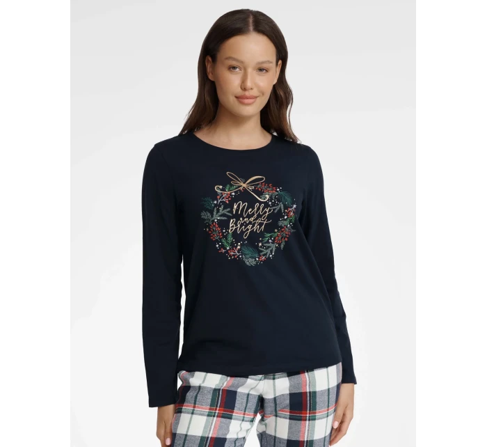 Dámské pyžamo Goldy 40939-59X Námořnická modrá - Henderson Ladies Dámské pyžamo Goldy 40939-59X Námořnická modrá - Henderson Ladies