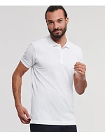 Pánské elastické piqué polo 10. bright royal model 22473922 - Russell Athletic Pánské elastické piqué polo 10. bright royal model 22473922 - Russell Athletic