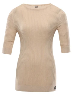 Dámské triko s tříčtvrtečním rukávem nax NAX NOVAKA beige