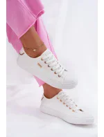 Dámské plátěné tenisky Big Star – bílé
