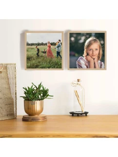 Plakát v rámu - 2x čtverec 20x20 - fotografie 