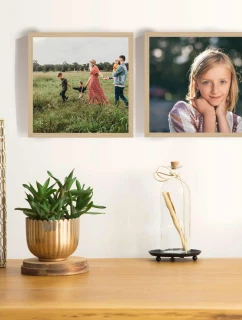 Plakát v rámu - 2x čtverec 20x20 - fotografie 