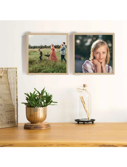Plakát v rámu - 2x čtverec 20x20 - fotografie 