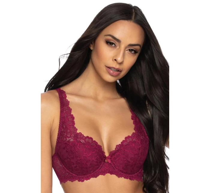 Dámská podprsenka CARMELA M-053/22 Bordó - MAT