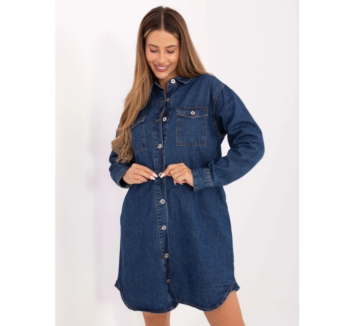 Dámské Jeans šaty D80026BI30469M314 Tmavě modrá - FPrice