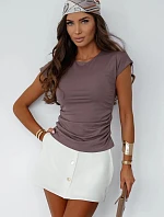 Dámská halenka Shira Mocca hnědá - LaBalancia