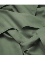 dámský kabát ve světle khaki barvě model 18459461 - MADE IN ITALY