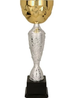 Zlatý a stříbrný kovový pohár model 21827709