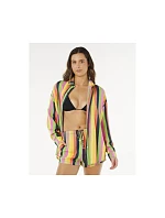 Koszula damska RIP CURL Neon Stripe Relaxed Shirt multikolor