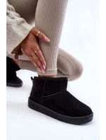 Dámské teplé sněhule Big Star model 21599856 Černe - Big Star Shoes Dámské teplé sněhule Big Star model 21599856 Černe - Big Star Shoes