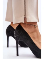 Lodičky zdobené flitry Černé model 21644908 - Boto