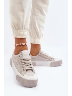 Dámské tenisky na tlusté podrážce model 21650049 šedé - Lee Cooper