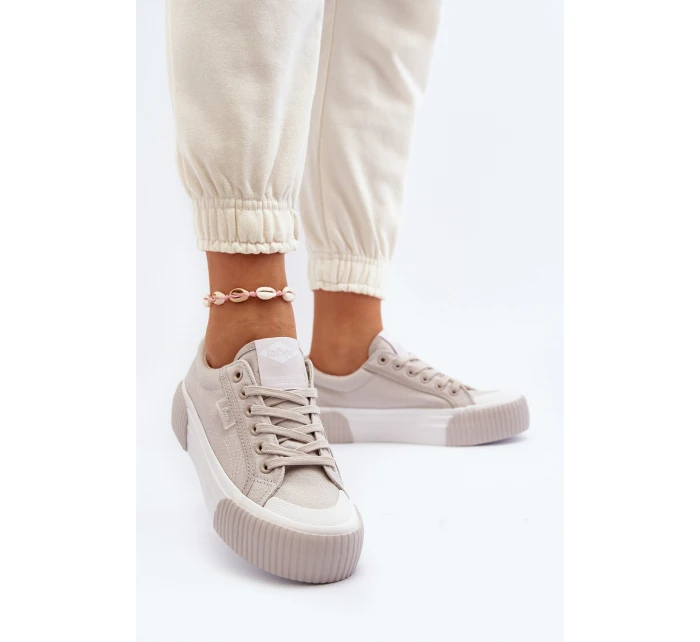 Dámské tenisky na tlusté podrážce model 21650049 šedé - Lee Cooper