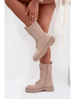 Dámské workery zateplené béžové Marvielle Dámské workery zateplené béžové Marvielle